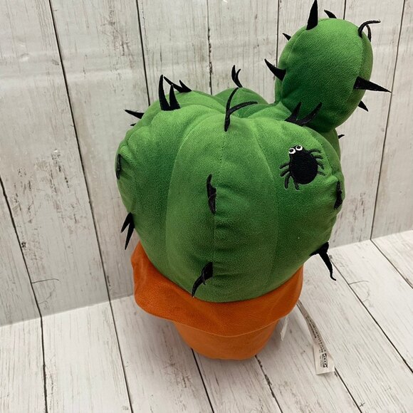 Large IKEA Hemmahos Plush Cactus w/ spider in stuffed clay pot * - Picture 3 of 9